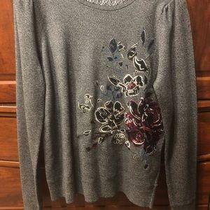 Beautiful Black Embroidered Top